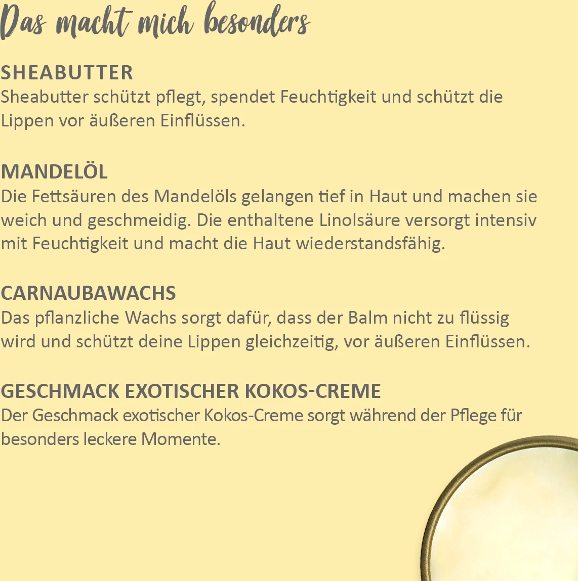 Puremetics Lip-Balm Coconut-Cream - Image 5