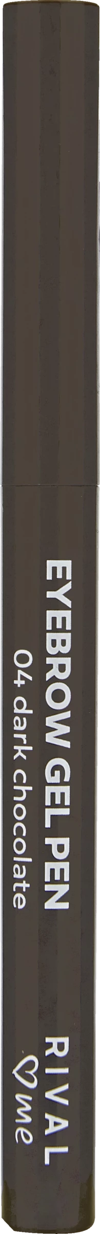 RIVAL Loves Me Eyebrow Gel Pencil 04 Dark Chocolate