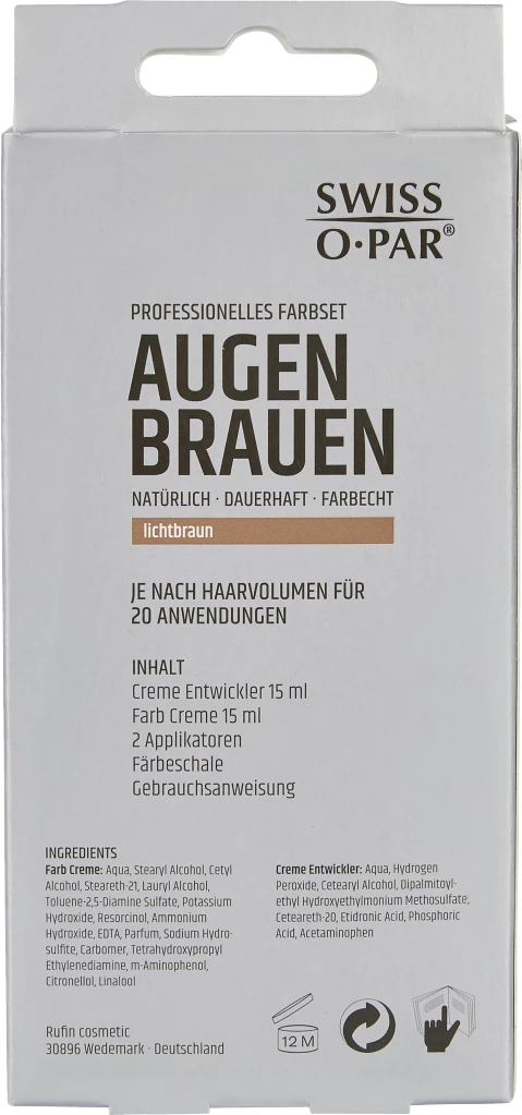 Swiss-o-Par Augenbrauenfarbe Lichtbraun - Image 2