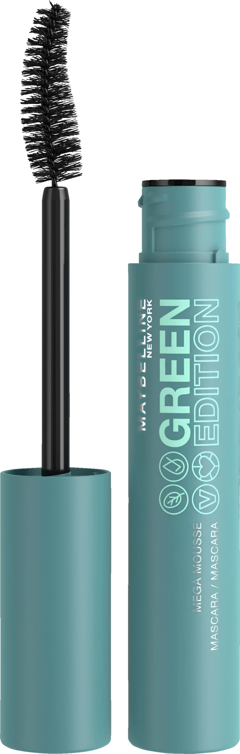 Maybelline New York GREEN EDITION Mascara BLACKEST BLACK - Image 2