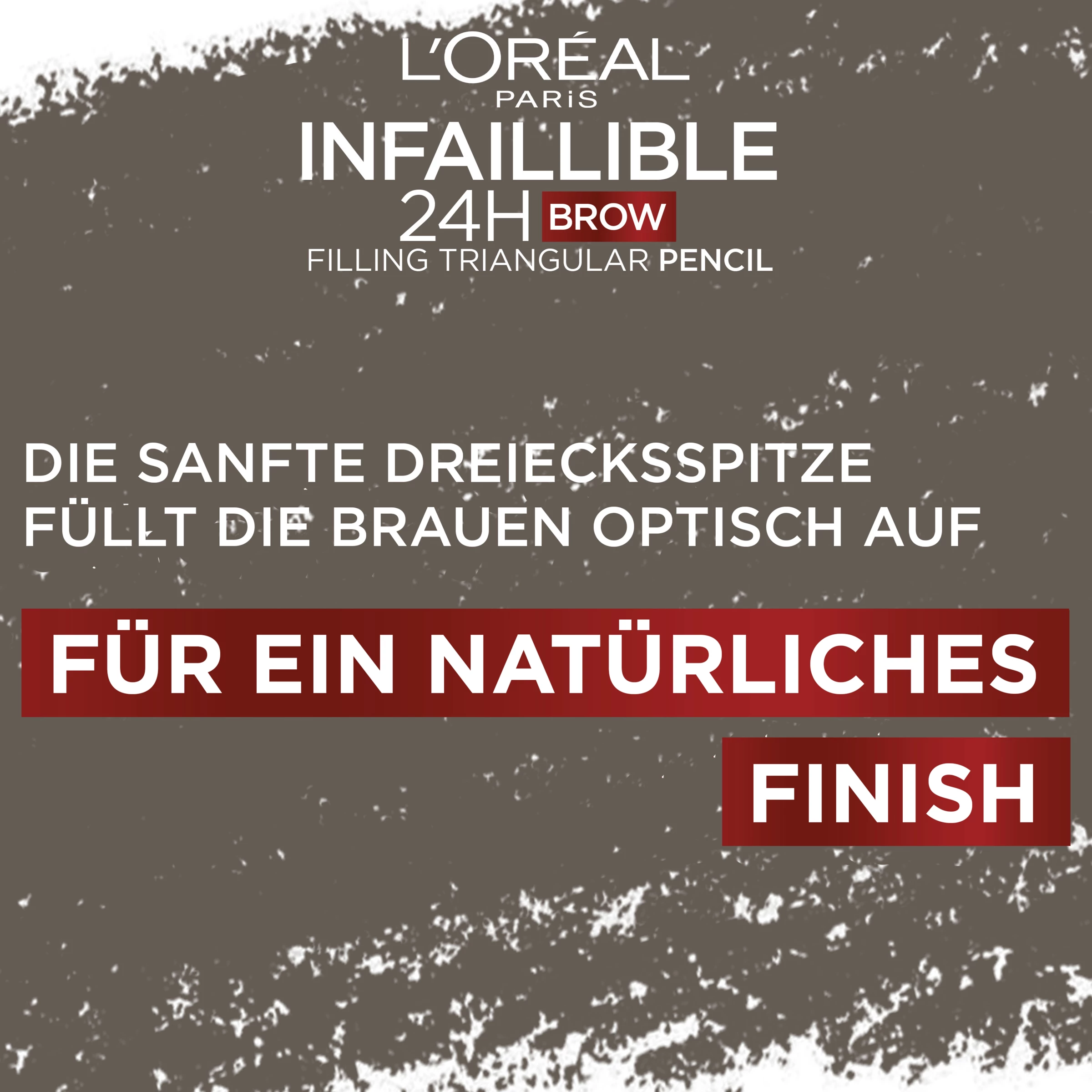 L’Oréal Paris Infaillible 24H Brow Filling Triangular Pencil 1.0 Ebony - Image 3